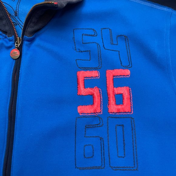 Vintage Nike Korea Soccer stitched Tiger KFA Zip Up Track Jacket Mens XL Blue - Picture 5 of 12